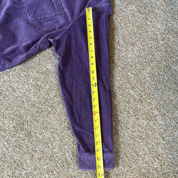 L.L. Bean Women’s Purple Wide Wale Corduroy Shirt Jacket Plus Size 3X - Picture 9 of 12